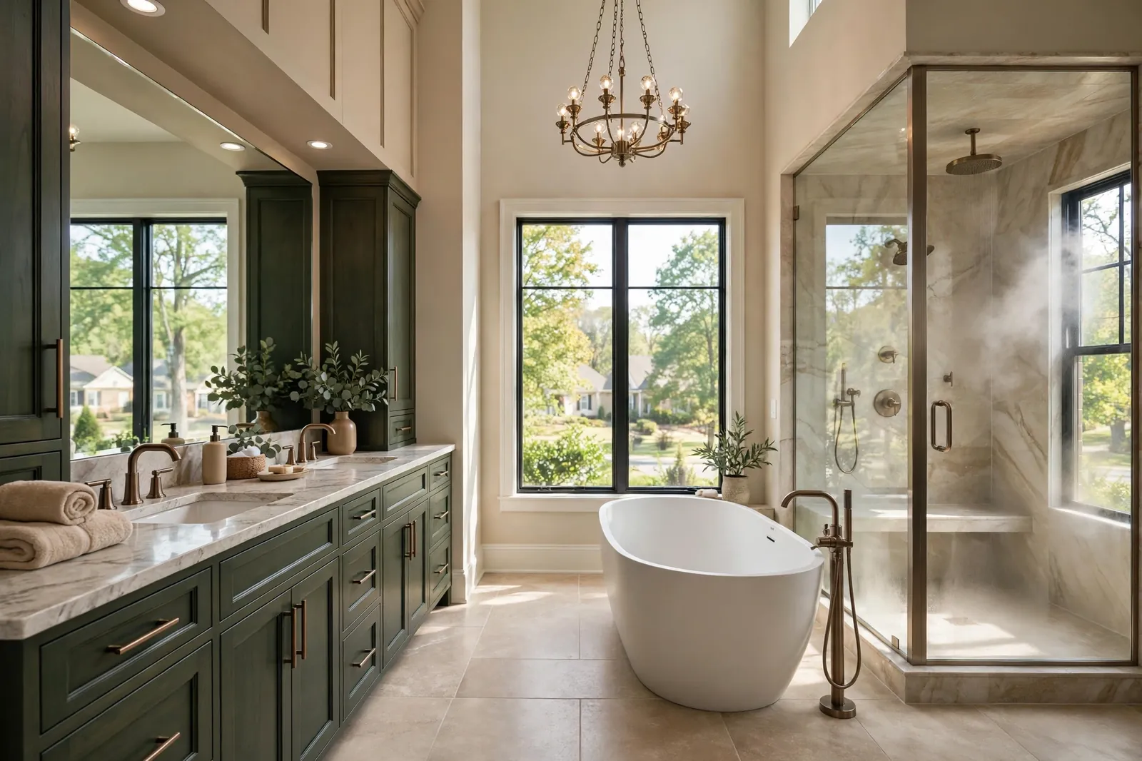 Luxury Bathroom Remodeling —  Luxury Primary Suite Remodel in Carrington by Waldorf Bathroom Remodeling Company