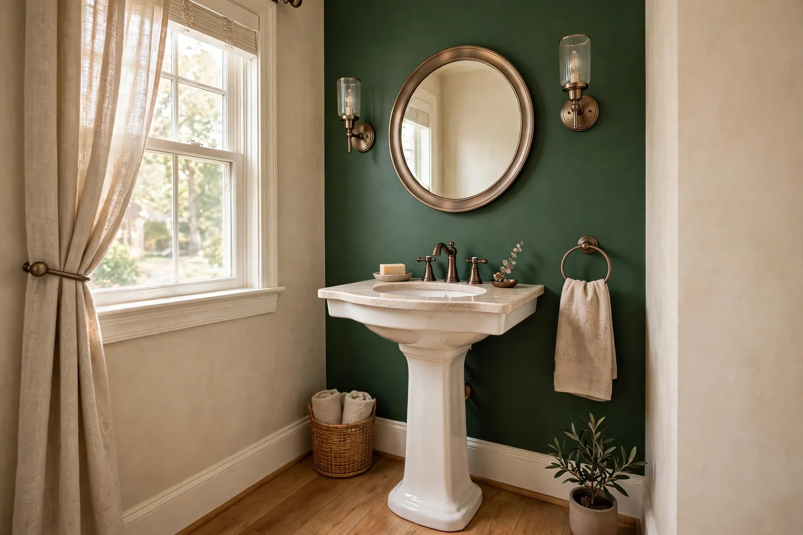 Powder Room Remodeling —  Powder Room Remodel in St. Charles by Waldorf Bathroom Remodeling Company