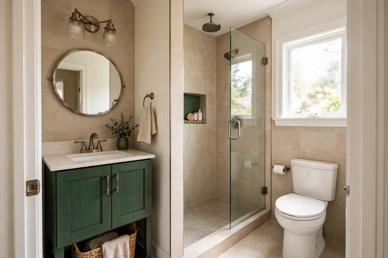 Small Bathroom Remodeling —  Small Bathroom Remodeling in Bannister by Waldorf Bathroom Remodeling Company