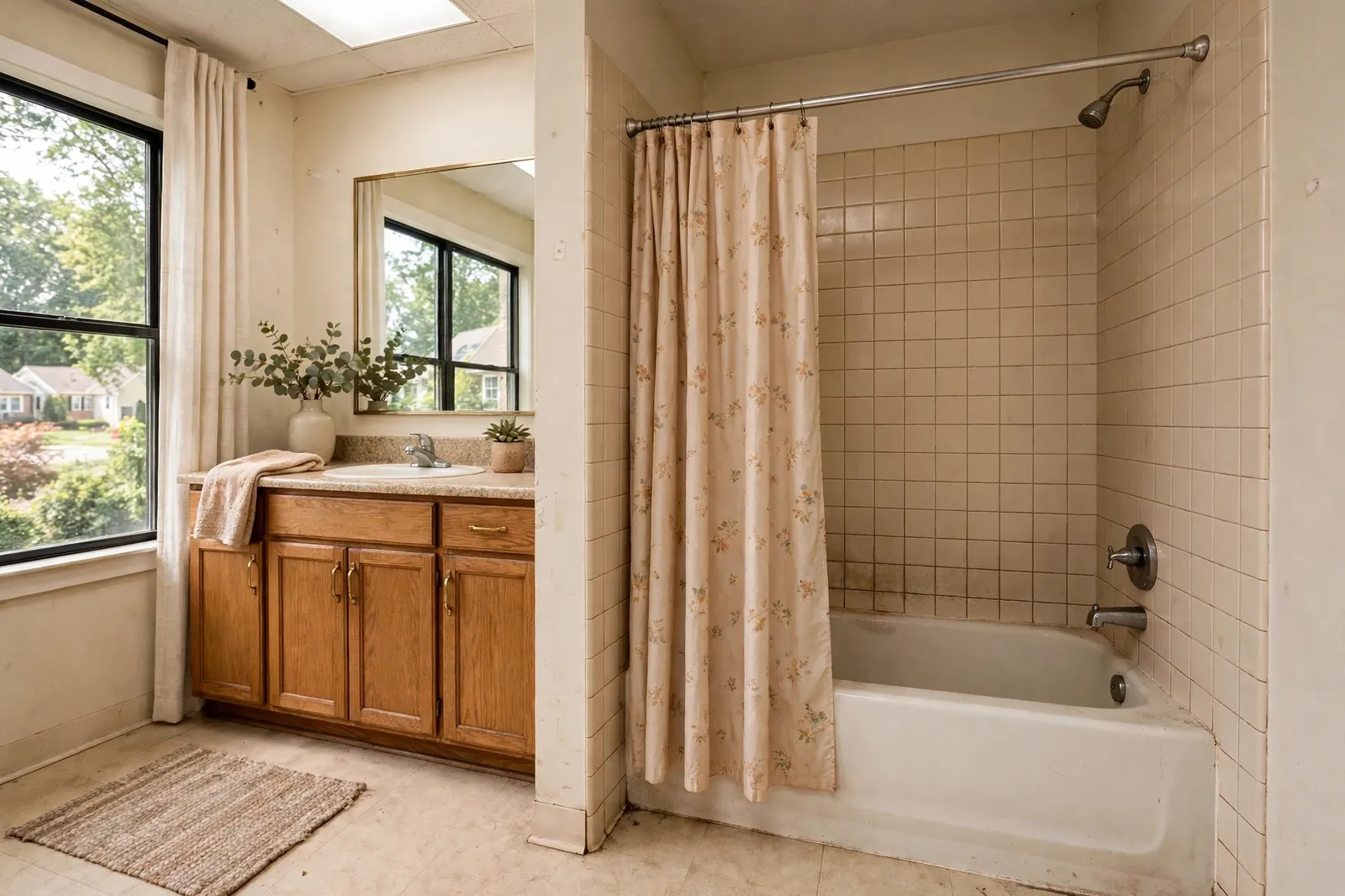 Before photo,  Walk In Shower Installation in Wakefield, by Waldorf Bathroom Remodeling Company
